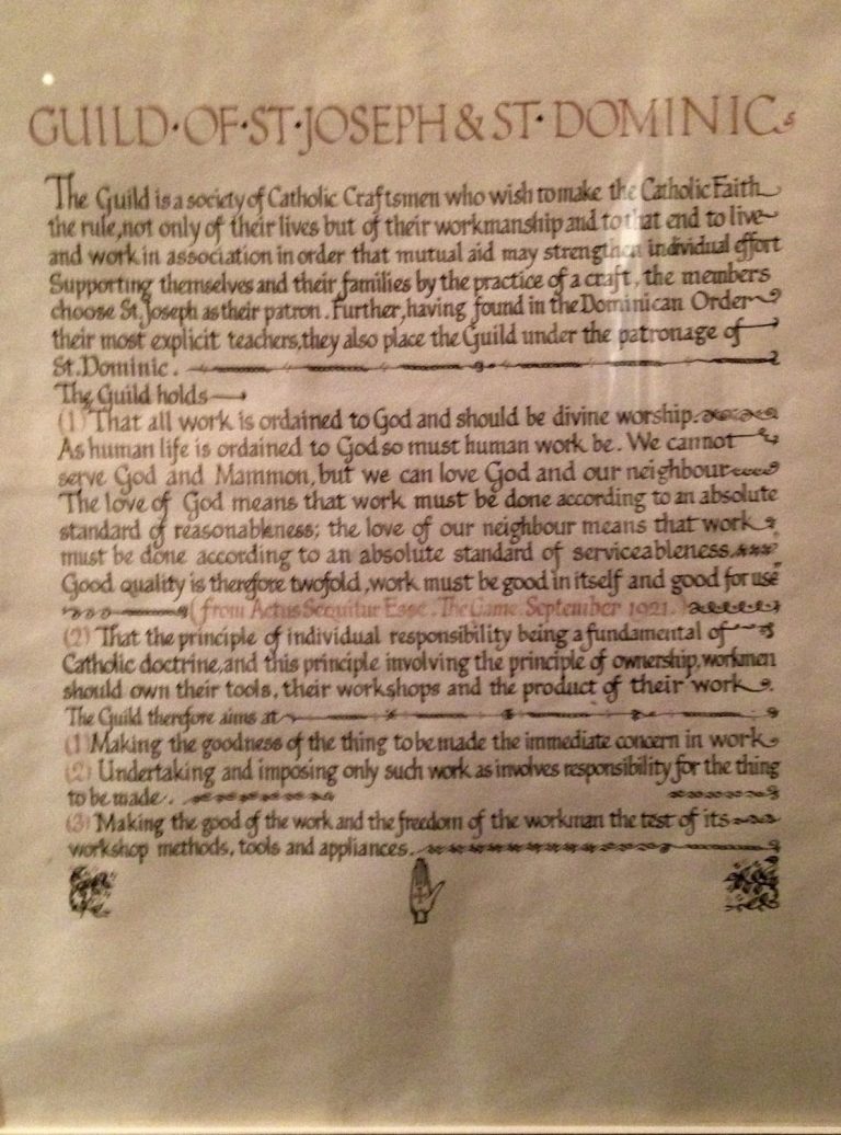2 History – The Guild of St Joseph and St Dominic